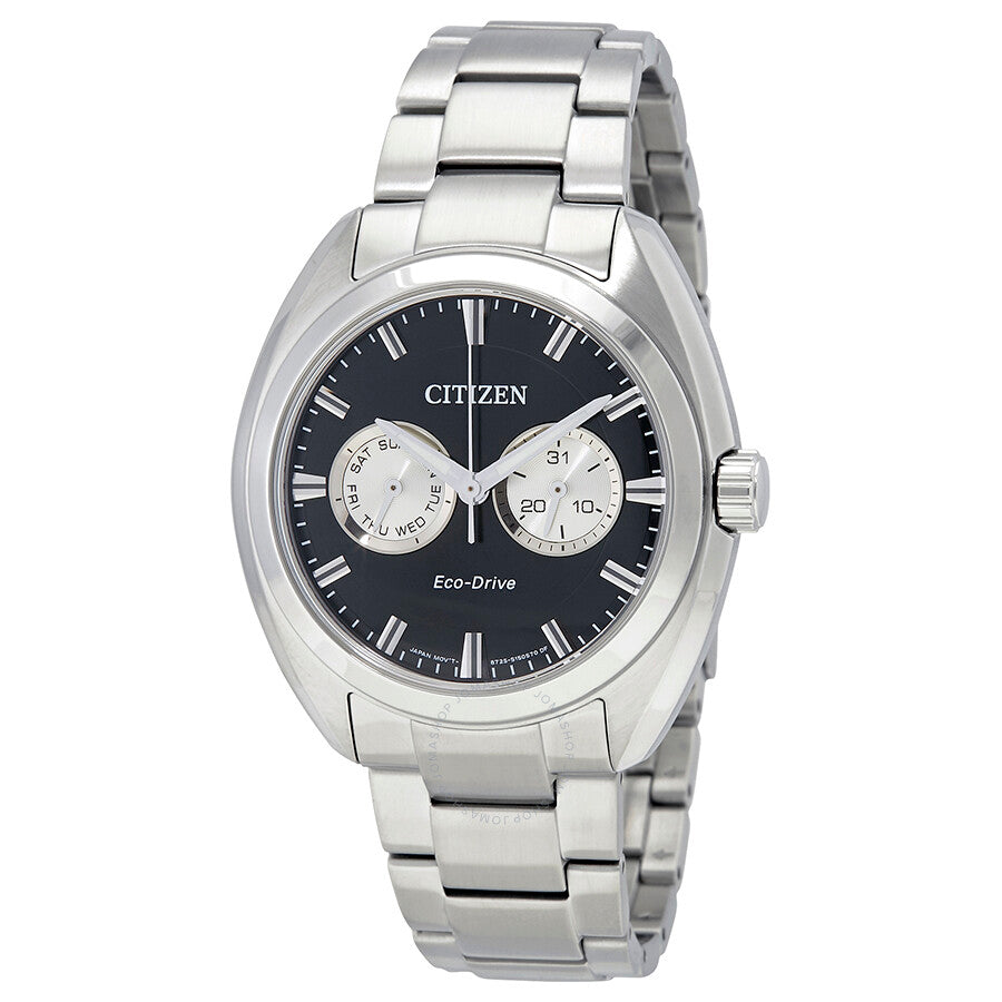 Citizen Paradex Eco-Drive Black Dial Stainless Steel Men's Watch BU4010-56E - Dawson Watches