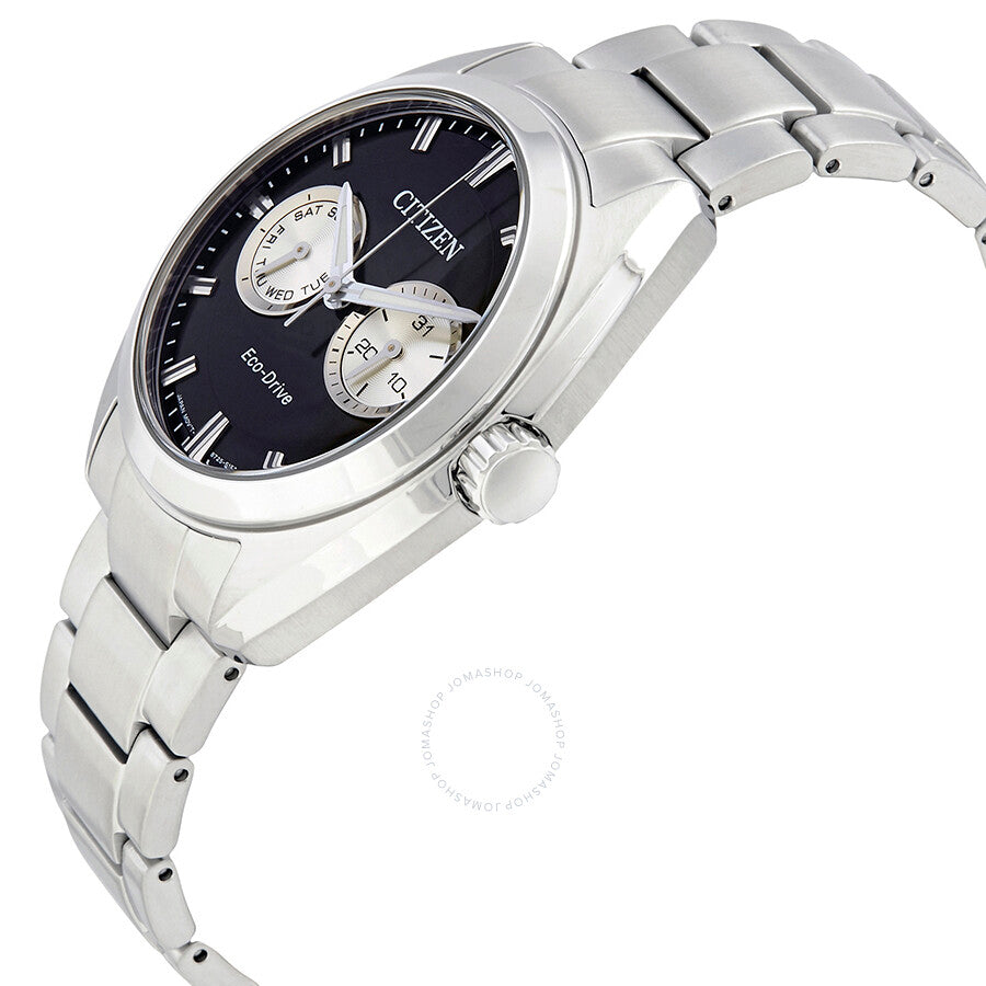 Citizen Paradex Eco-Drive Black Dial Stainless Steel Men's Watch BU4010-56E - Dawson Watches #2