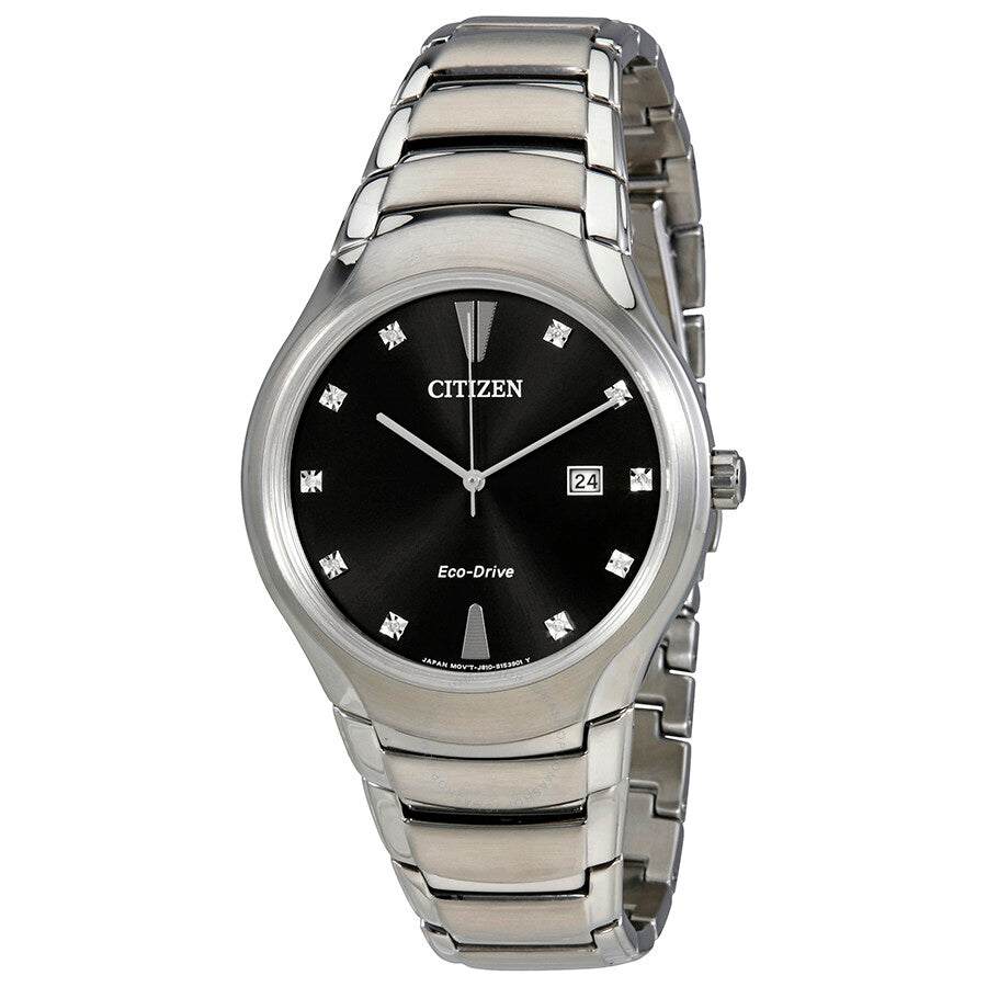 Citizen Paradigm Black Diamond Dial Men's Steel Watch AW1550-50E - Dawson Watches