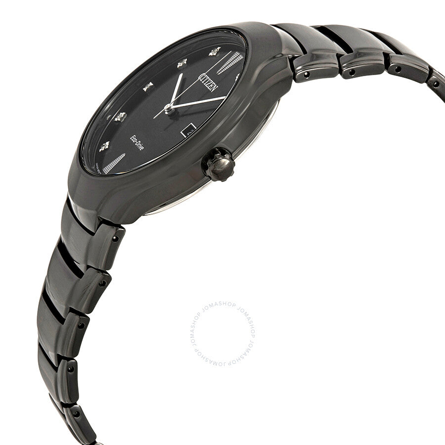 Citizen Paradigm Diamond Black Dial Men's Watch AW1555-56G - Dawson Watches #2