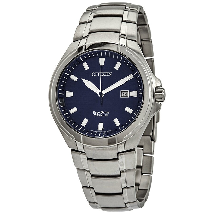 Citizen Paradigm Super Titanium Eco-Drive Blue Dial Men's Watch BM7431-51L - Dawson Watches