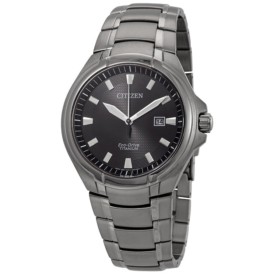 Citizen Paradigm Eco-Drive Grey Dial Titanium Men's Watch BM7431-51E - Dawson Watches