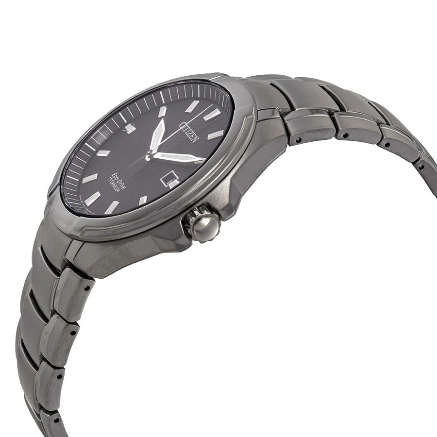 Citizen Paradigm Eco-Drive Grey Dial Titanium Men's Watch BM7431-51E - Dawson Watches #2