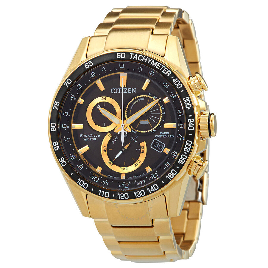Citizen PCAT Chronograph Black Dial Men's Watch CB5912-50E - Dawson Watches