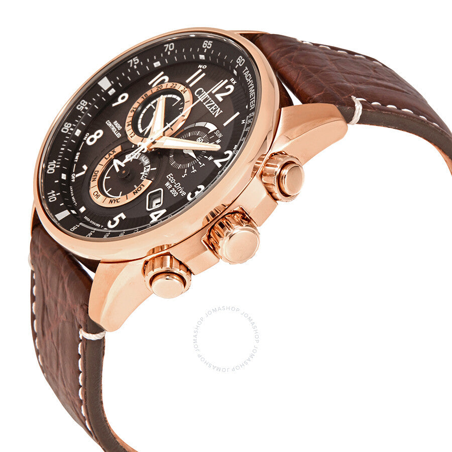 Citizen PCAT Perpetual Alarm Chronograph Black Dial Men's Watch AT4133-09E - Dawson Watches #2