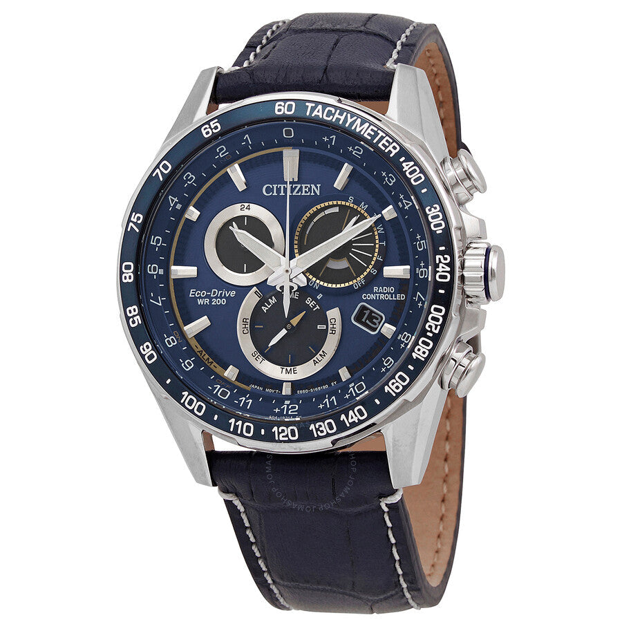 Citizen PCAT Perpetual  Chronograph Blue Dial Men's Watch CB5918-02L - Dawson Watches
