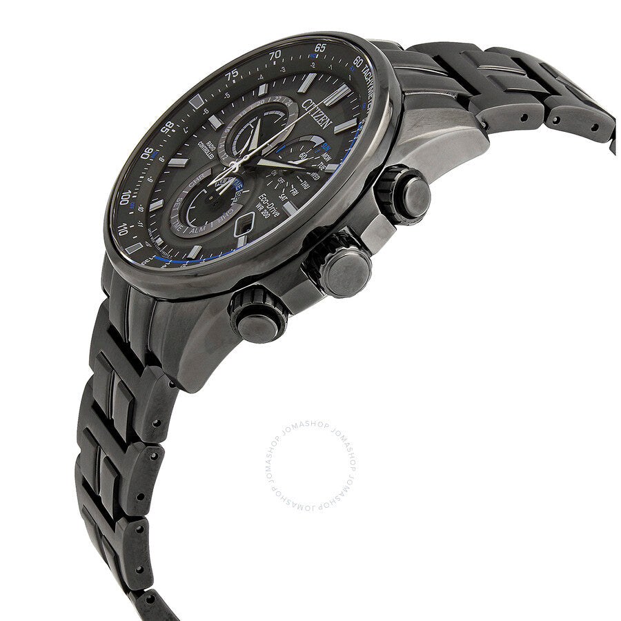 Citizen PCAT Radio Controlled Chronograph Black Dial Men's Watch CB5887-55H - Dawson Watches #2