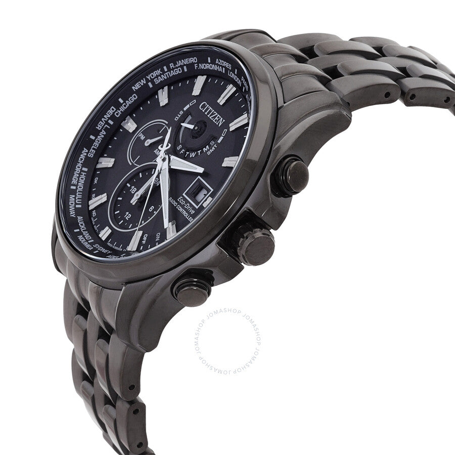 Citizen Perpetual Alarm Chronograph Quartz Black Dial Men's Watch AT9127-80E - Dawson Watches #2