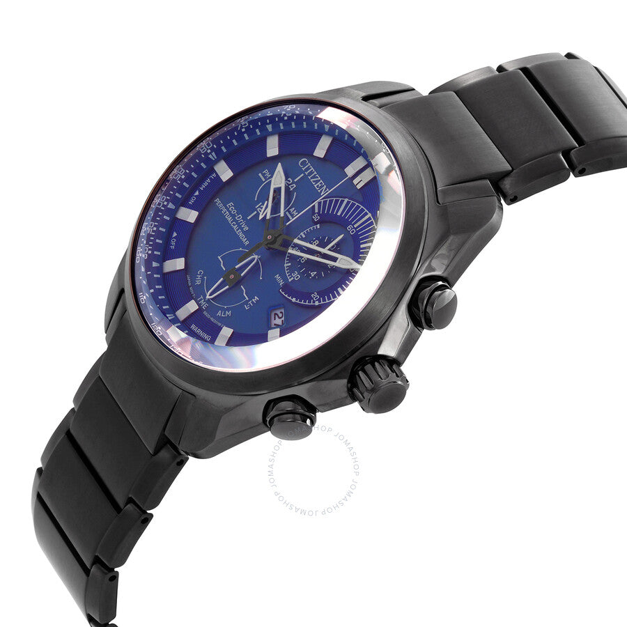 Citizen Perpetual Alarm Sport Chronograph Blue Dial Men's Watch BL5607-54L - Dawson Watches #2