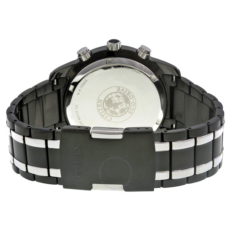 Citizen Perpetual Calendar Eco-Drive Chronograph Black IP Stainless Steel Men's Watch BL5478-55E - Dawson Watches #3