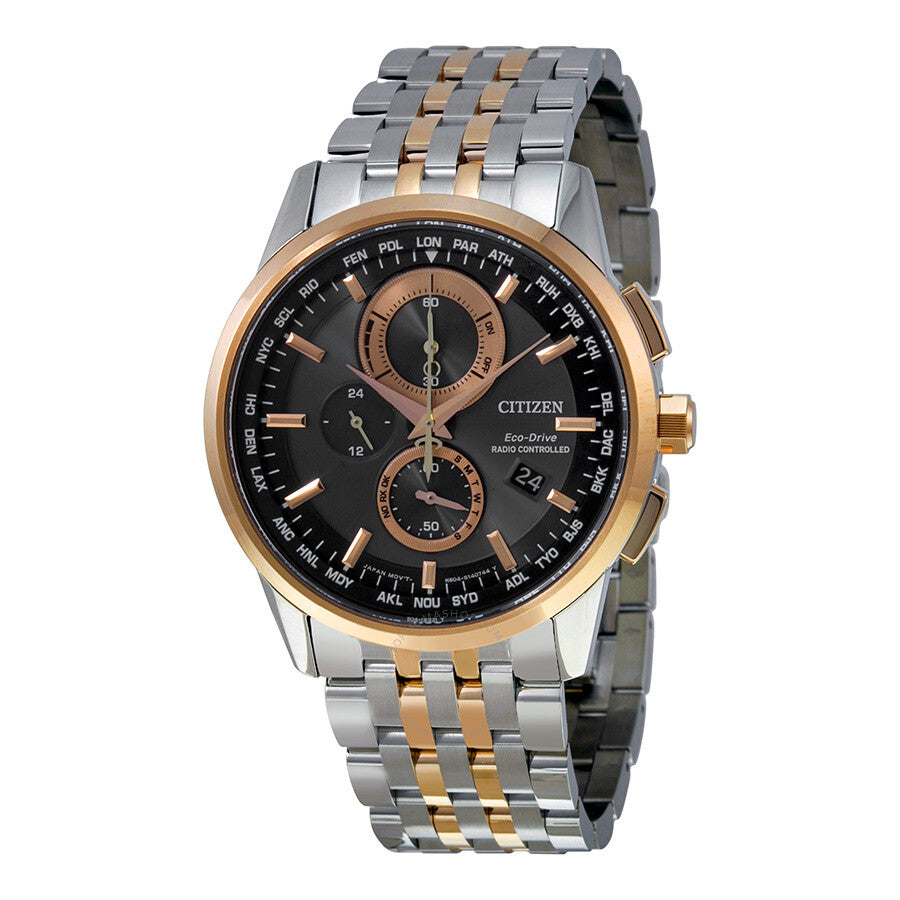 Citizen Perpetual Calender Black Dial Men's Watch AT8116-57E - Dawson Watches