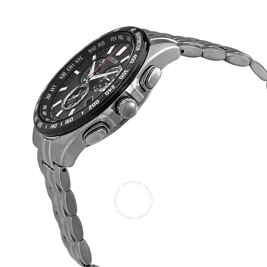 Citizen Perpetual Chronograph Black Dial Men's Watch CB5874-90E - Dawson Watches #2