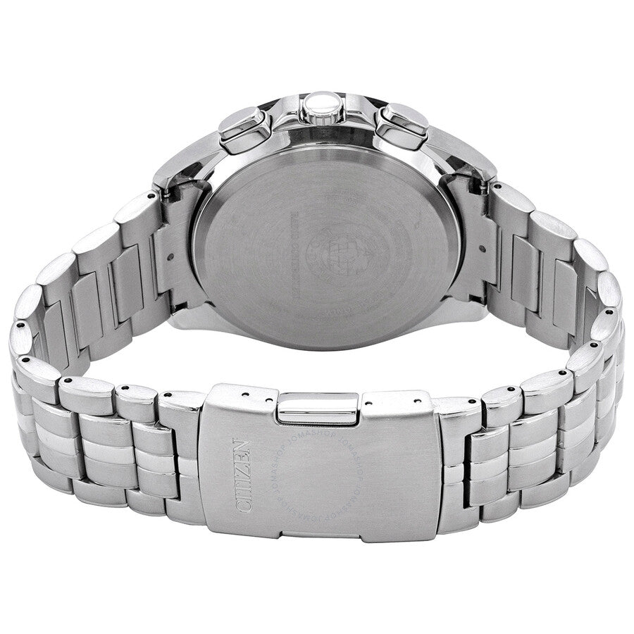 Citizen Perpetual Alarm World Time Chronograph GMT Silver Dial Men's Watch CB5874-90A - Dawson Watches #3