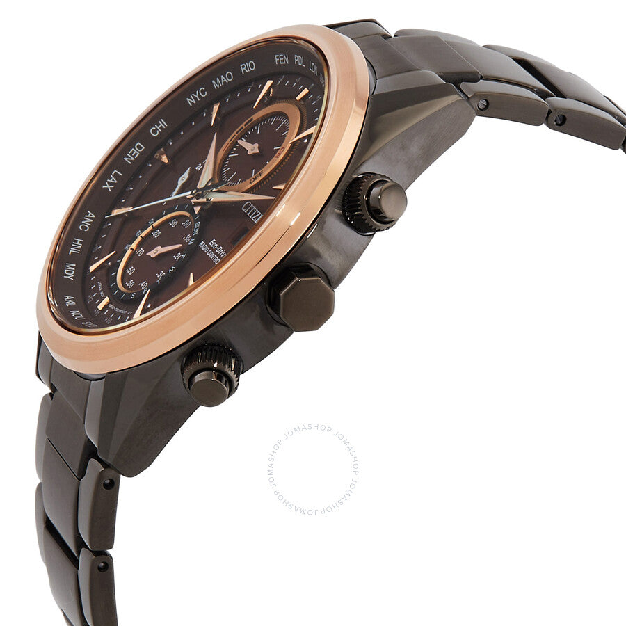 Citizen Perpetual Chronograph Red Dial Men's Watch AT8267-86X - Dawson Watches #2