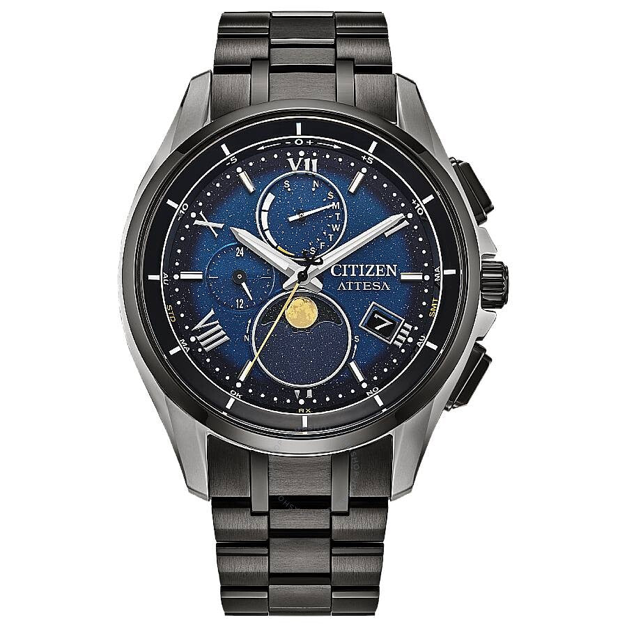 Citizen Perpetual World Time Blue Dial Men's Watch BY1007-60L - Dawson Watches