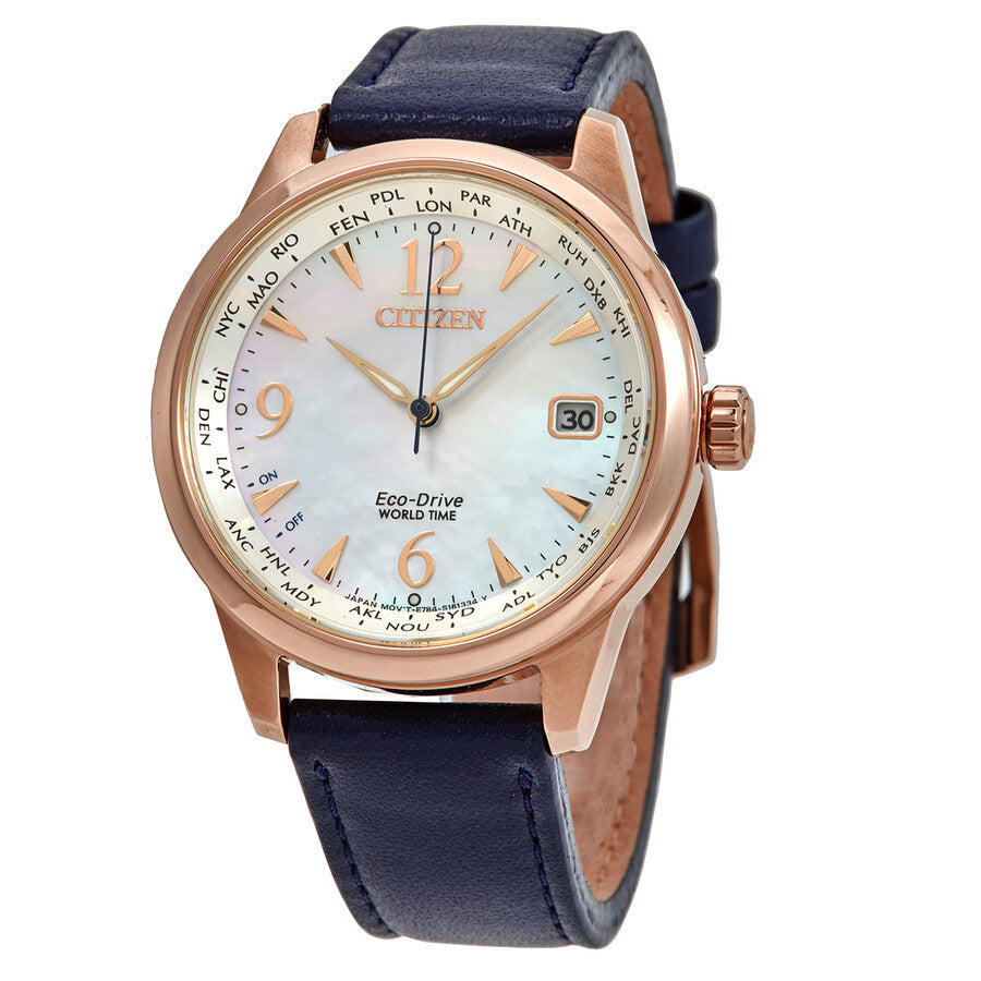 Citizen Perpetual World Time Quartz Ladies Watch FC8003-06D - Dawson Watches