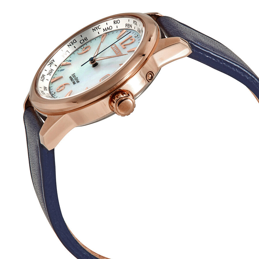 Citizen Perpetual World Time Quartz Ladies Watch FC8003-06D - Dawson Watches #2
