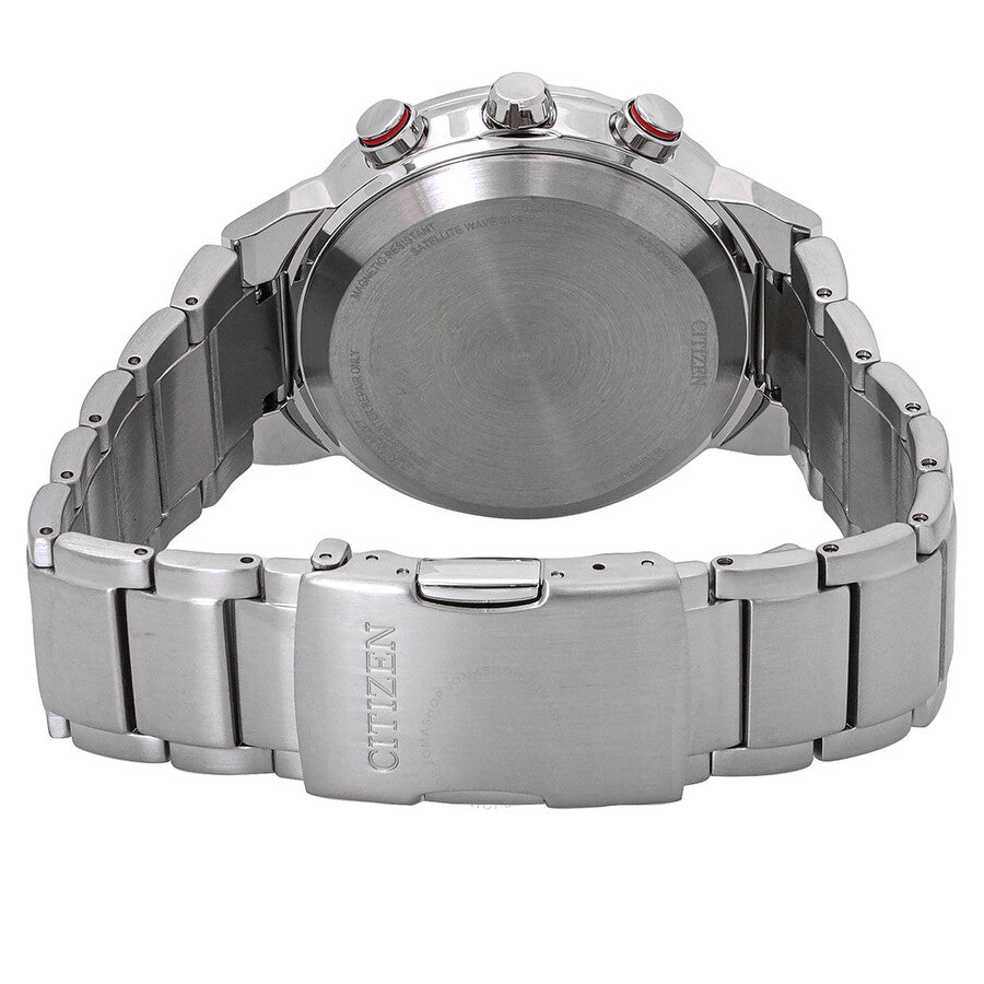 Citizen Perpetual World Time Satellite Wave Eco-Drive Black Dial Men's Watch CC3031-51E - Dawson Watches #3