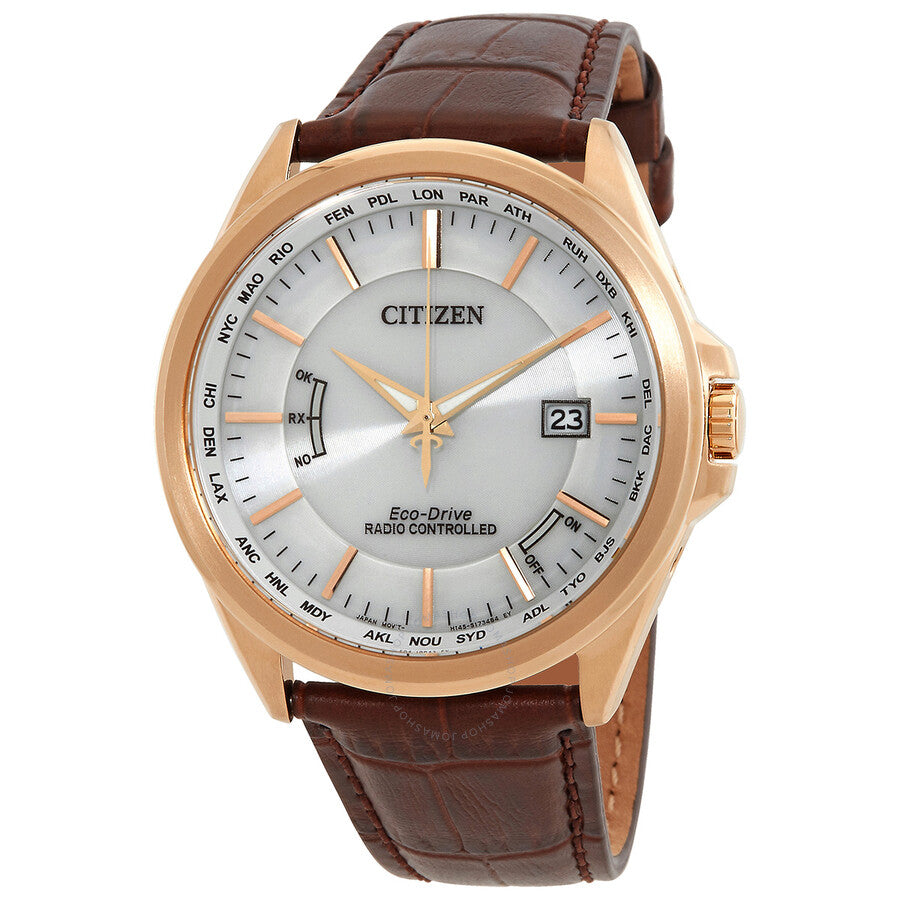 Citizen Perpetual World Time White Dial Men's Watch CB0253-19A - Dawson Watches