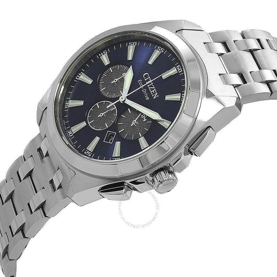 Citizen Peyten Chronograph Eco-Drive Blue Dial Men's Watch CA4510-55L - Dawson Watches #2