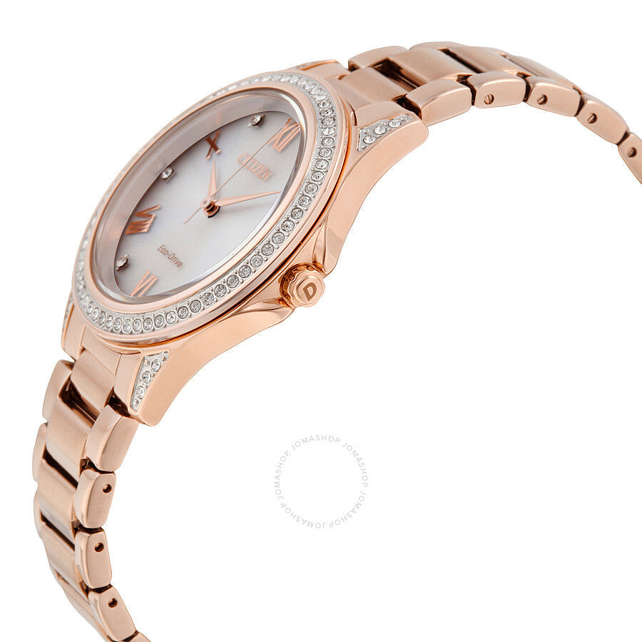 Citizen POV Eco-Drive Rose Gold-tone Ladies Watch EM0233-51A - Dawson Watches #2