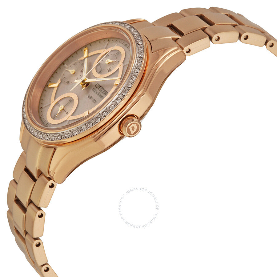 Citizen POV Eco-Drive Champagne Dial Ladies Watch FD1063-57X - Dawson Watches #2