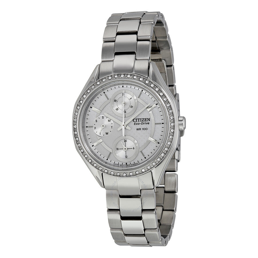 Citizen POV Eco-Drive White Dial Ladies Watch FD1060-55A - Dawson Watches