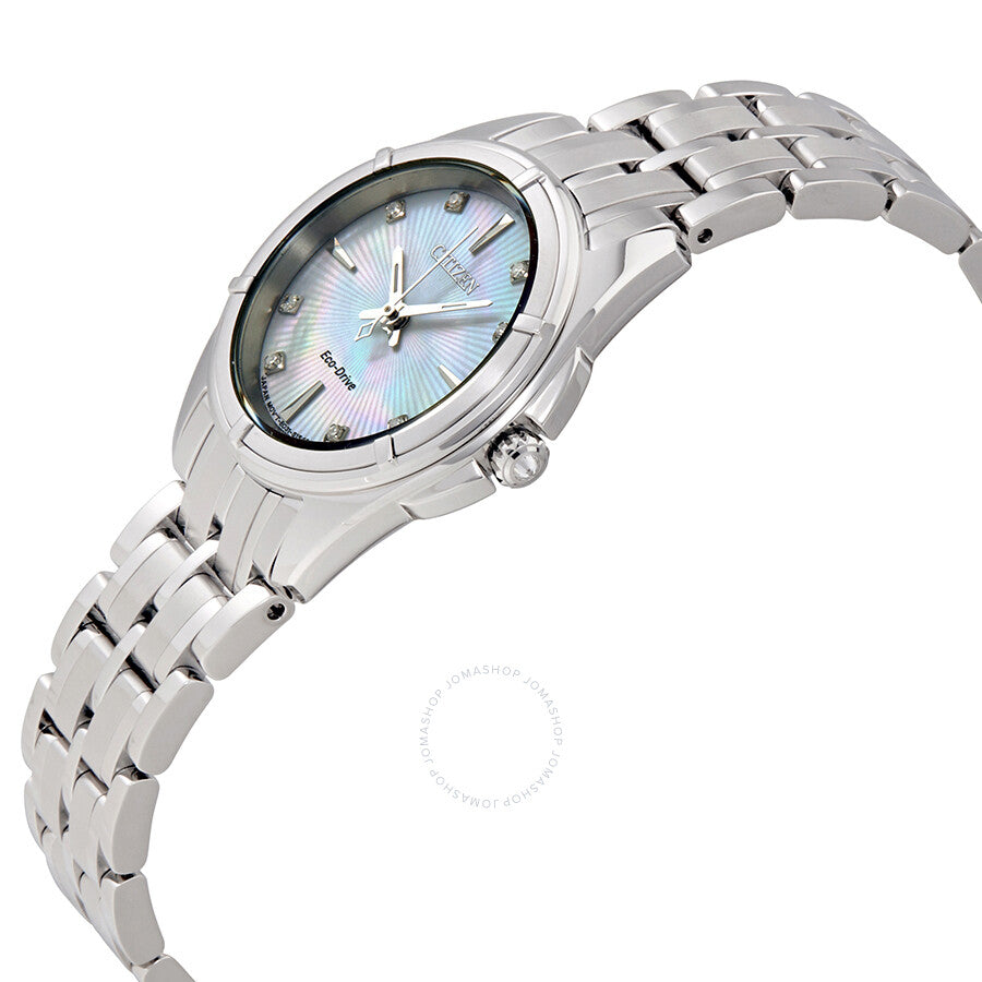 Citizen Prezia Mother of Pearl Diamond Dial Ladies Watch EM0350-58D - Dawson Watches #2