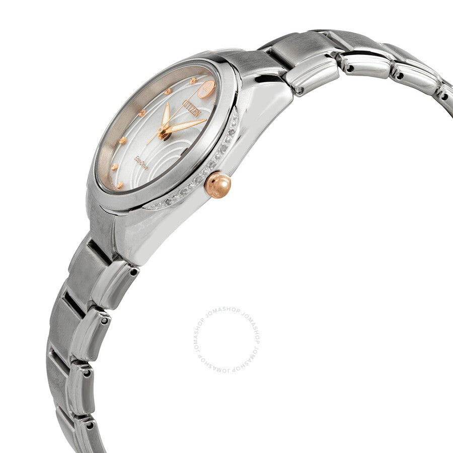 Citizen Princess Leia Diamond Silver Dial Ladies Watch EW2251-81W - Dawson Watches #2