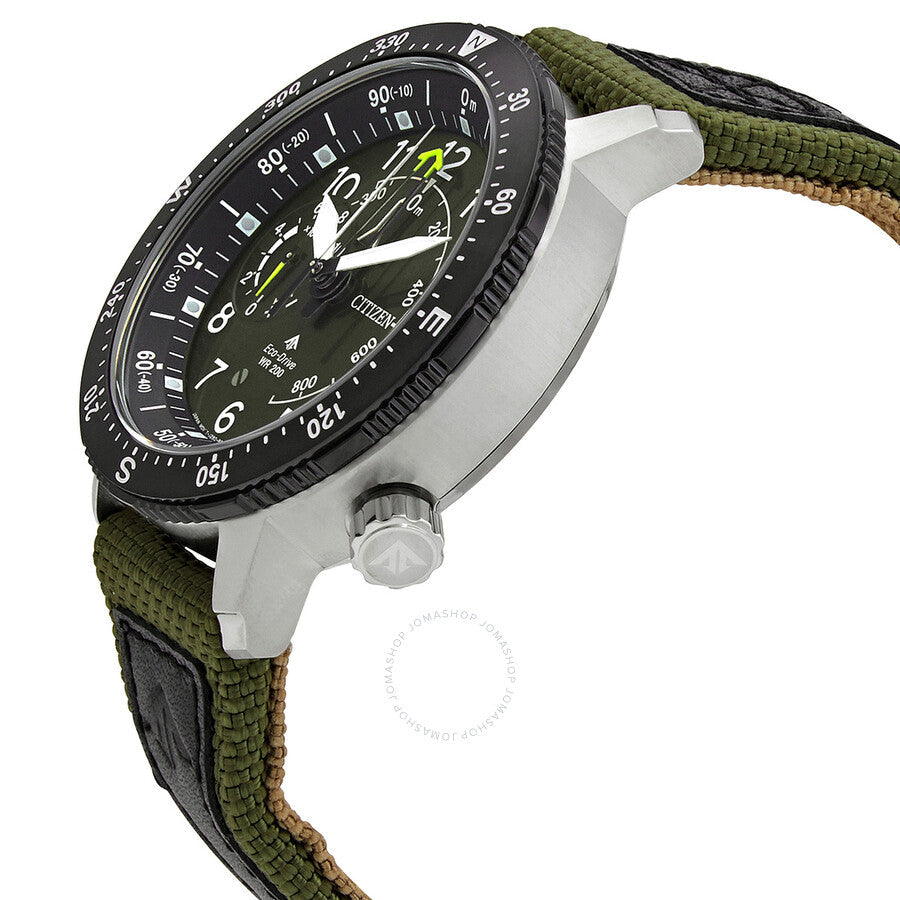 Citizen Promaster Altimeter Eco-Drive Green Dial Men's Watch BN4048-14X - Dawson Watches #2