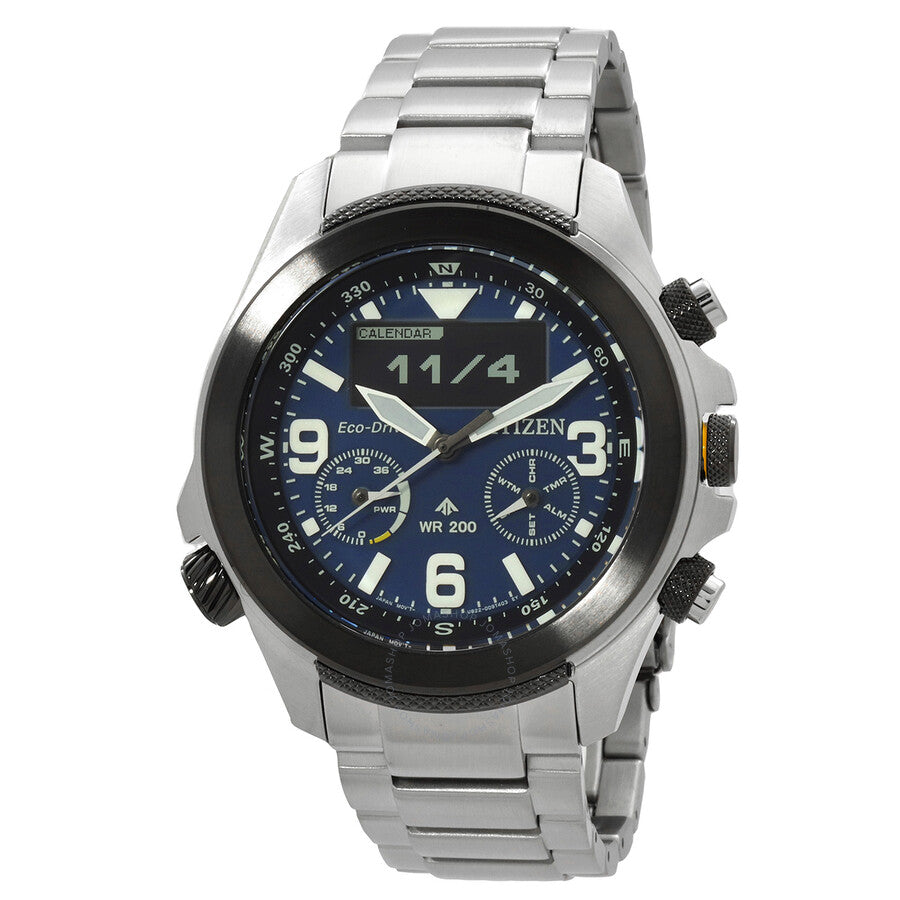 Citizen Promaster Analog-Digital Blue Dial Men's Watch JV1006-51L - Dawson Watches