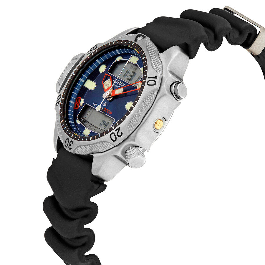 Citizen Promaster Aqualand Alarm Quartz Analog-Digital Blue Dial Men's Watch JP1010-00L - Dawson Watches #2
