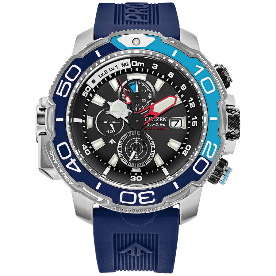 Citizen Promaster Aqualand Chronograph Blue Dial Men's Watch BJ2169-88E - Dawson Watches