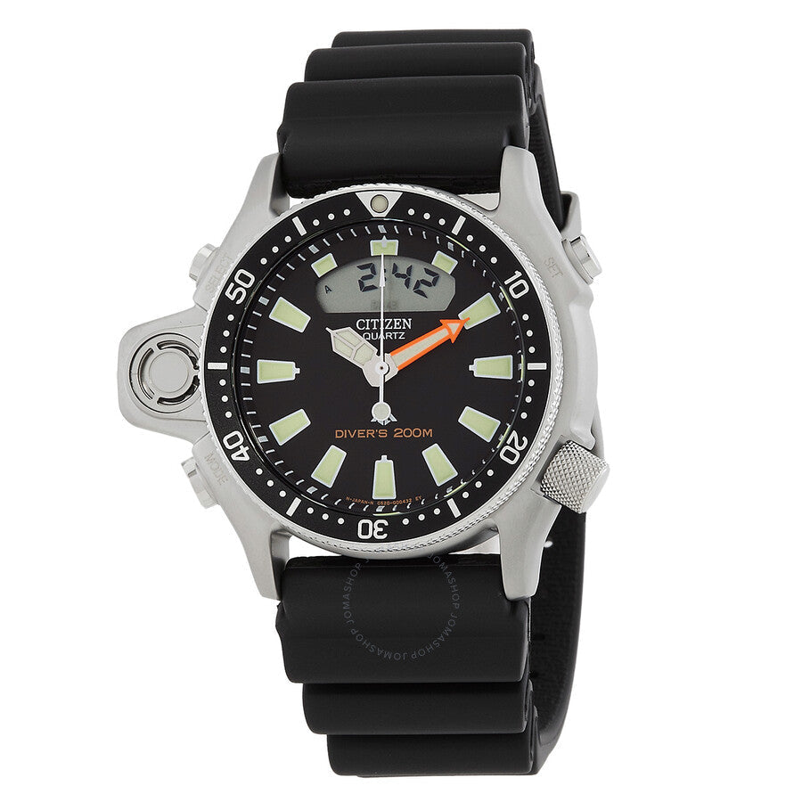 Citizen Promaster Aqualand Quartz Analog-Digital Black Dial Men's Watch JP2000-08E - Dawson Watches