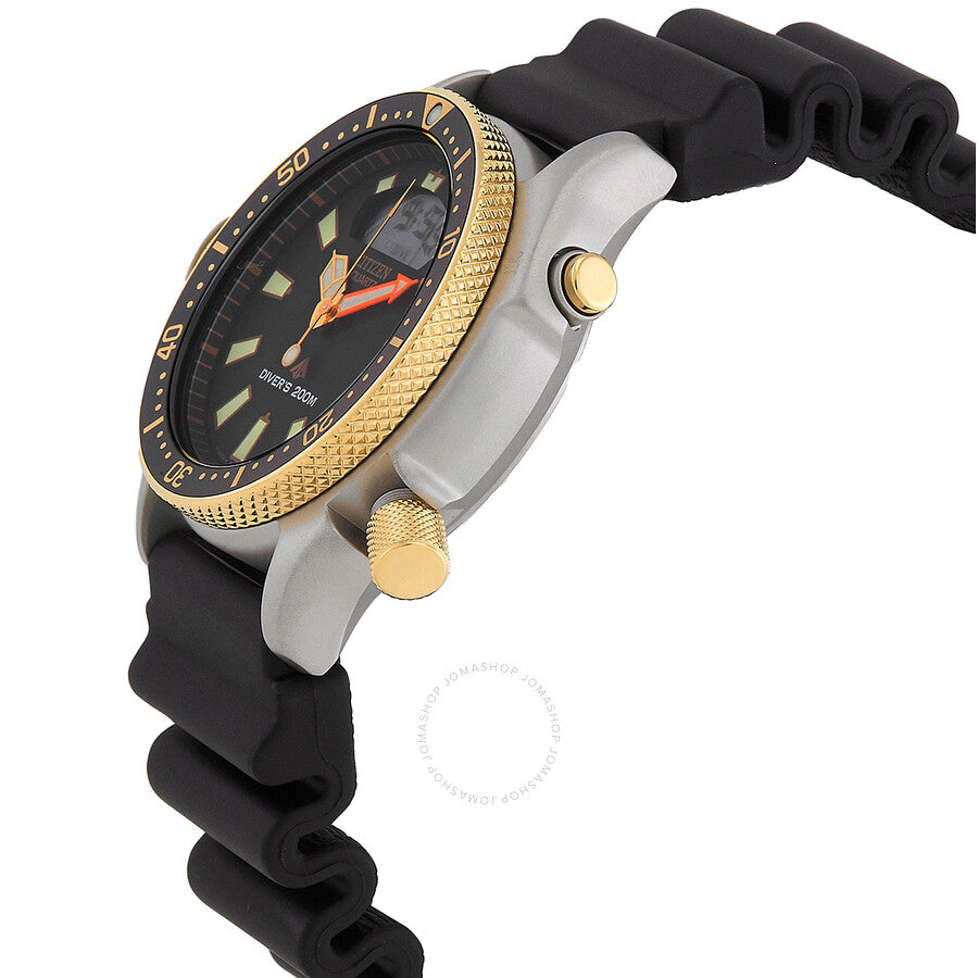 Citizen Promaster Aqualand Quartz Analog-Digital Black Dial Men's Watch JP2004-07E - Dawson Watches #2