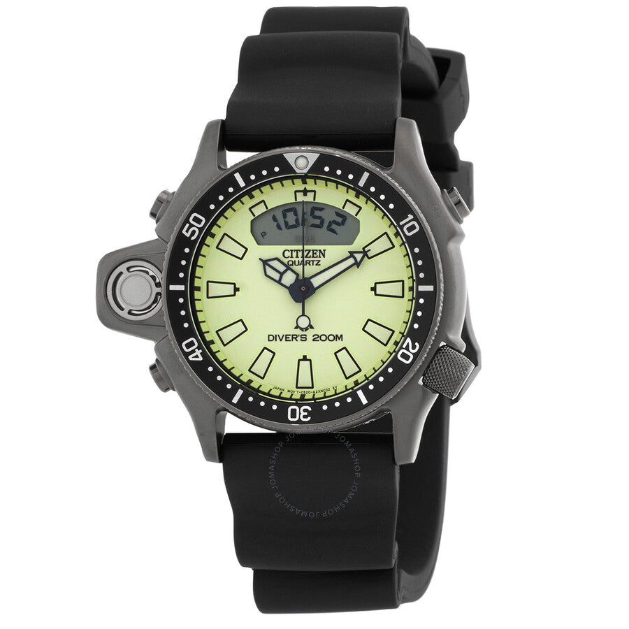 Citizen Promaster Aqualand Quartz Analog-Digital White Dial Men's Watch JP2007-17W - Dawson Watches