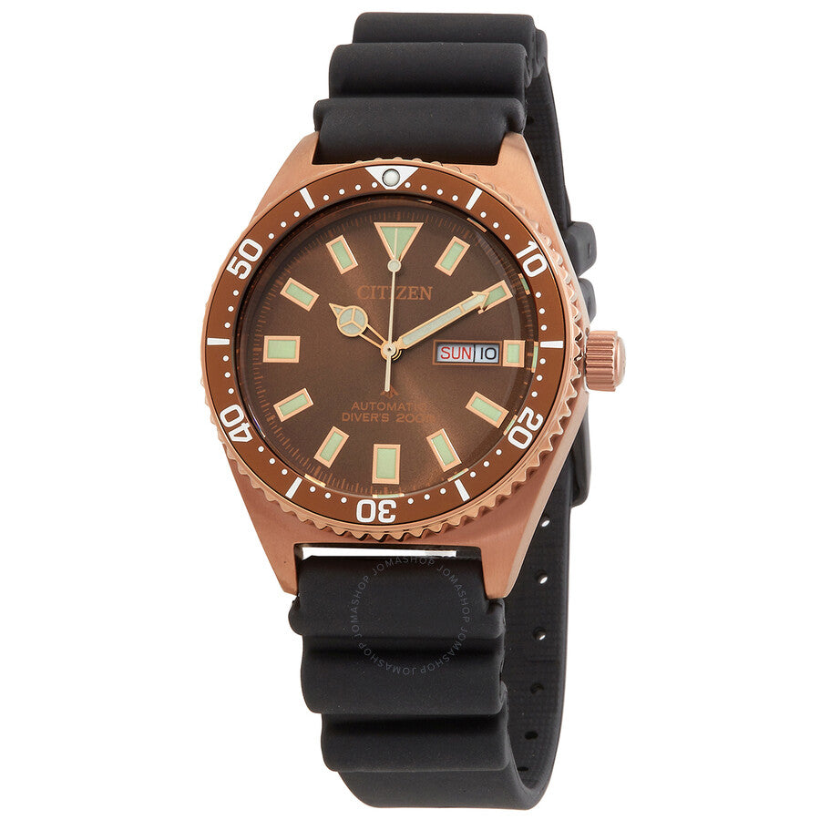 Citizen Promaster Automatic Brown Dial Men's Watch NY0125-08W - Dawson Watches