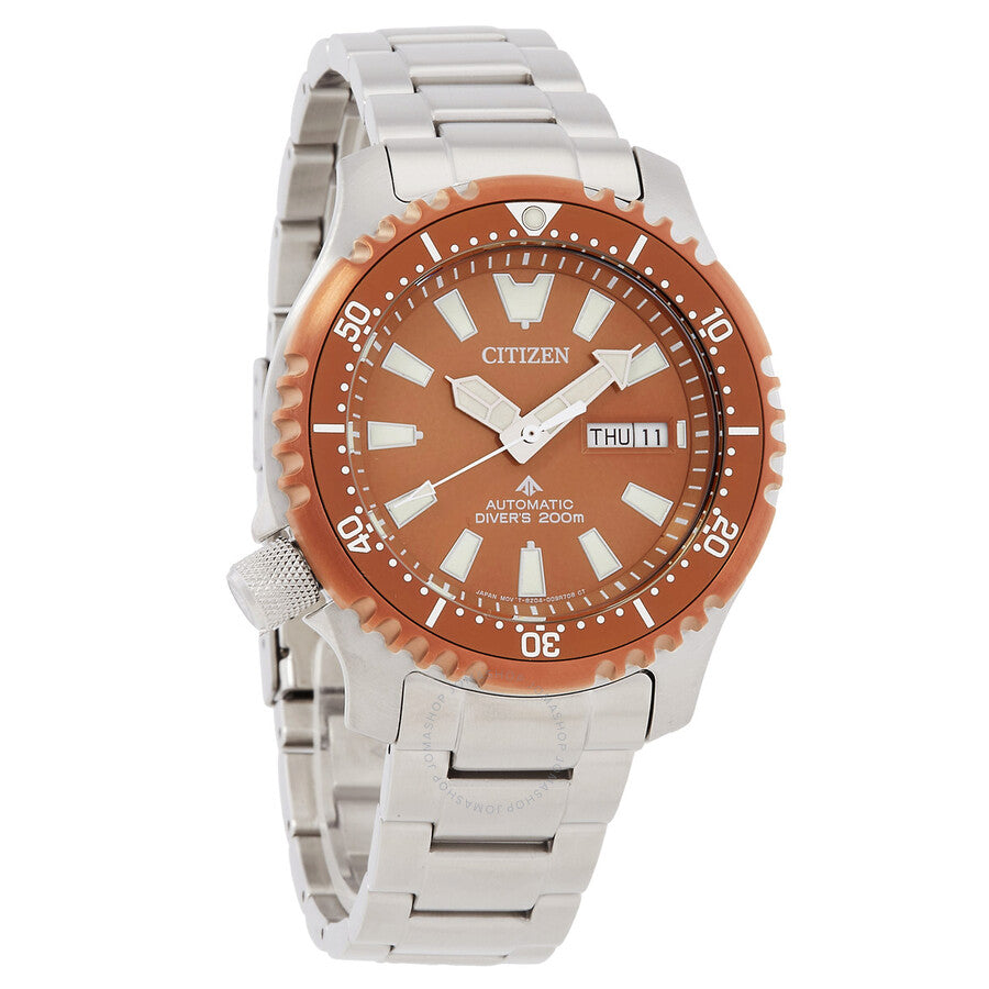 Citizen Promaster Automatic Copper Dial Men's Watch NY0164-65X - Dawson Watches