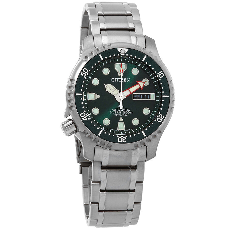 Citizen Promaster Automatic Green Dial Men's Watch NY0100-50X - Dawson Watches