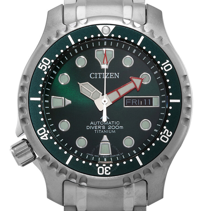 Citizen Promaster Automatic Green Dial Men's Watch NY0100-50X - Dawson Watches #4