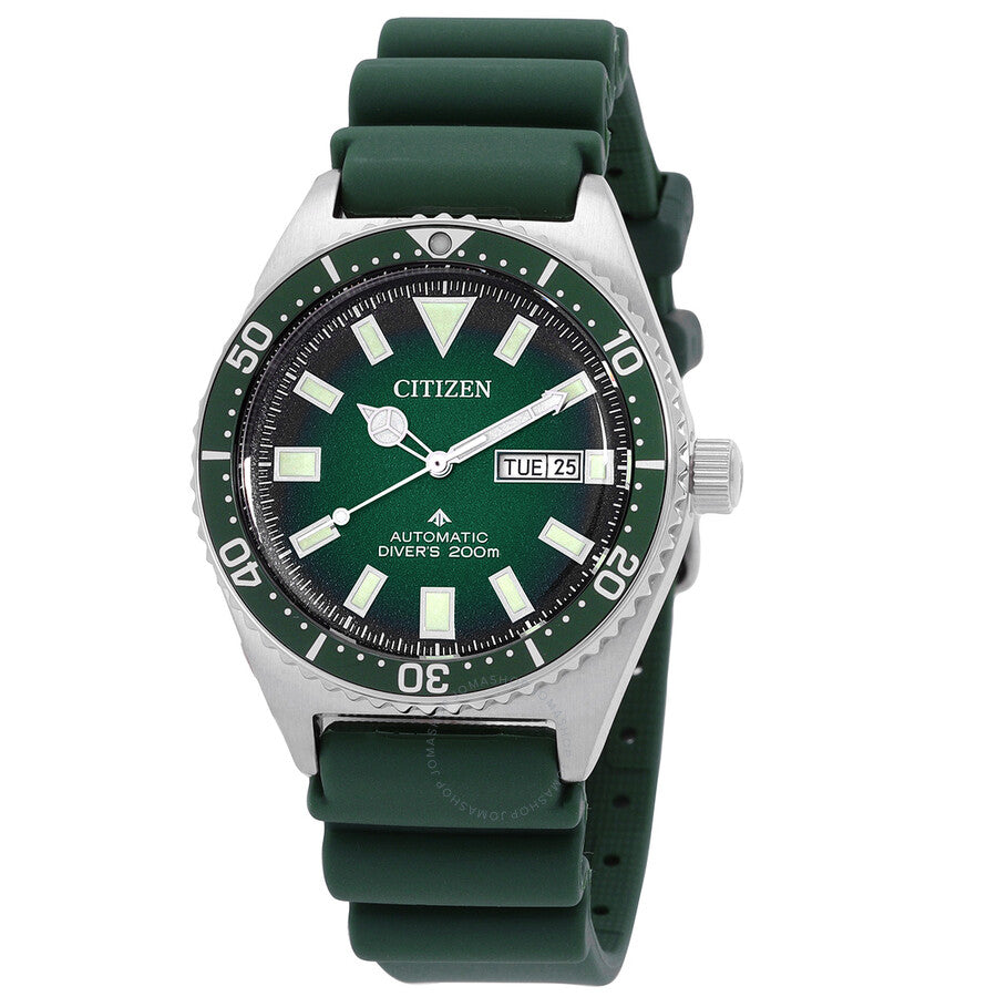 Citizen Promaster Automatic Green Dial Men's Watch NY0121-09X - Dawson Watches