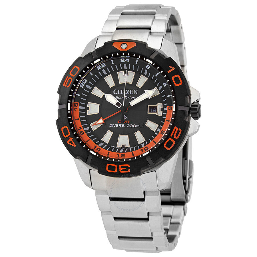 Citizen Promaster Black Dial Stainless Steel Men's Watch BJ7129-56E - Dawson Watches