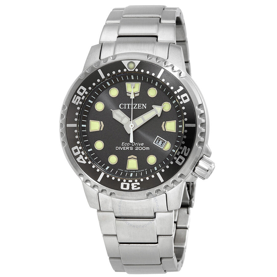 Citizen Promaster Dive Eco-Drive Grey Dial Men's Watch BN0167-50H - Dawson Watches