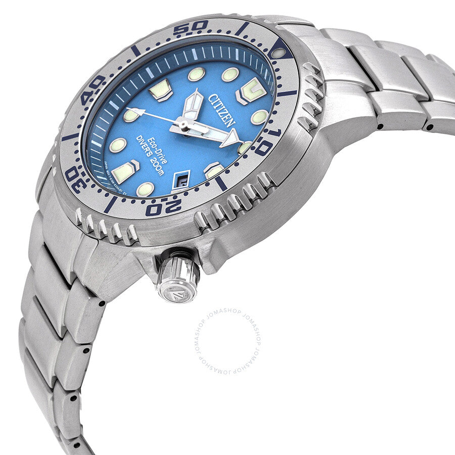 Citizen Promaster Dive Eco-Drive Light Blue Dial Men's Watch BN0165-55L - Dawson Watches #2