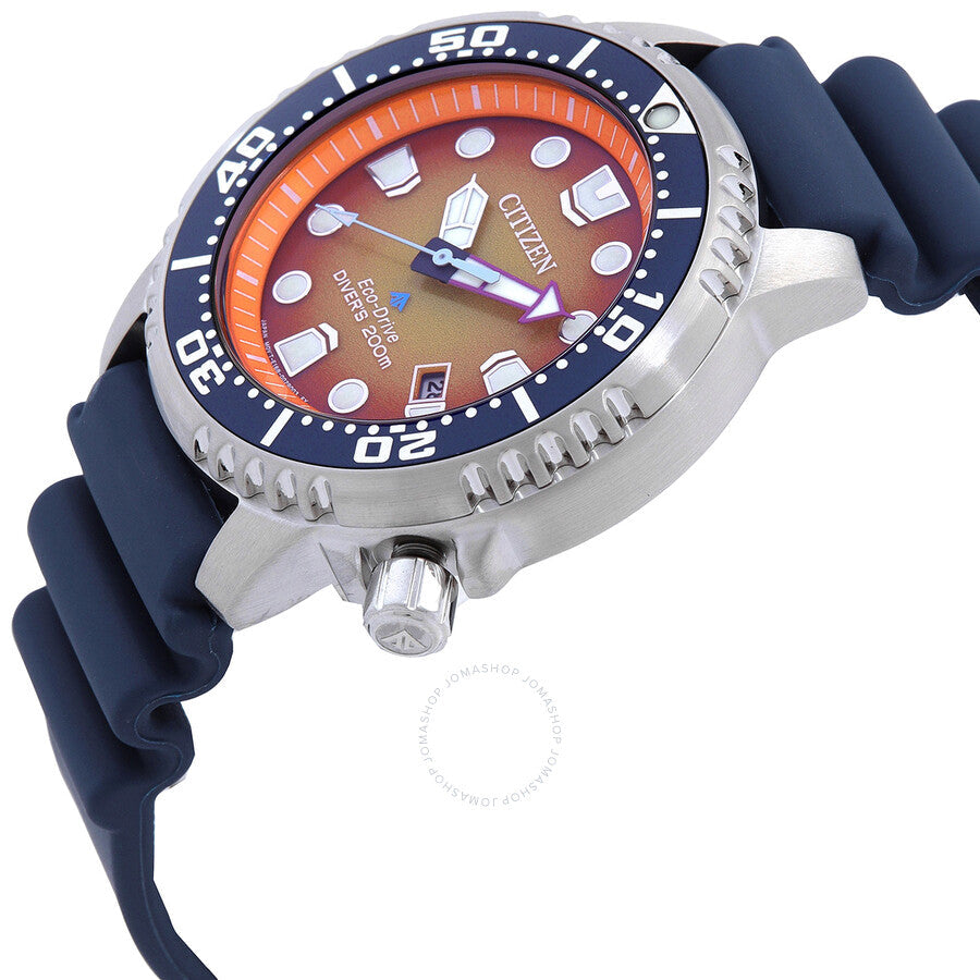 Citizen Promaster Dive Eco-Drive Orange Dial Men's Watch BN0169-03X - Dawson Watches #2