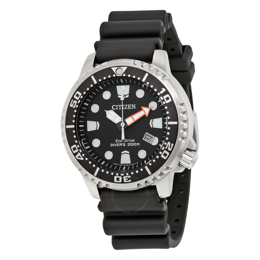 Citizen Promaster Diver 200 Meters Eco-Drive Black Dial Men's Watch BN0150-28E - Dawson Watches