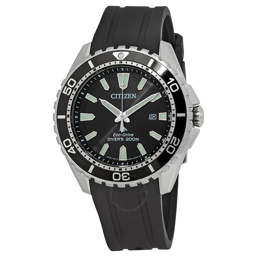 Citizen Promaster Diver Eco-Drive Black Dial Men's Watch BN0190-07E - Dawson Watches