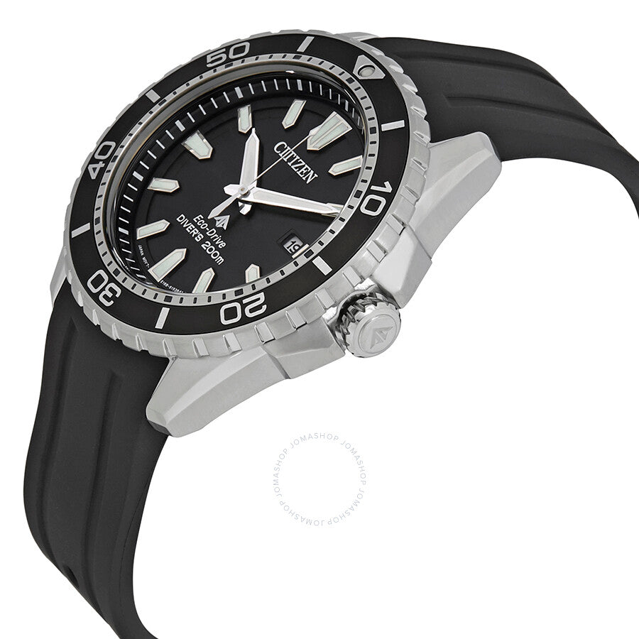 Citizen Promaster Diver Eco-Drive Black Dial Men's Watch BN0190-07E - Dawson Watches #2
