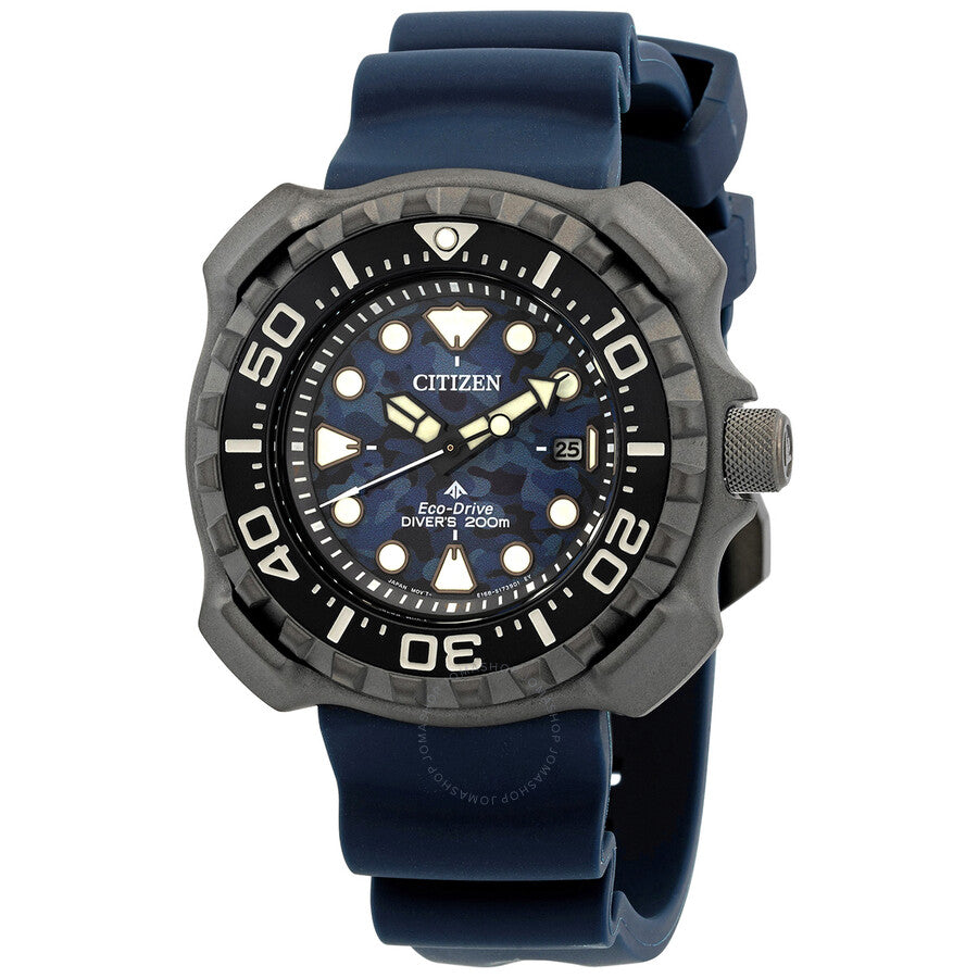 Citizen Promaster Diver Blue Dial Super Titanium Men's Watch BN0227-09L - Dawson Watches