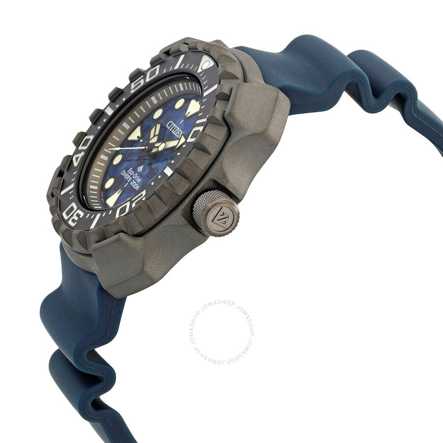 Citizen Promaster Diver Blue Dial Super Titanium Men's Watch BN0227-09L - Dawson Watches #2